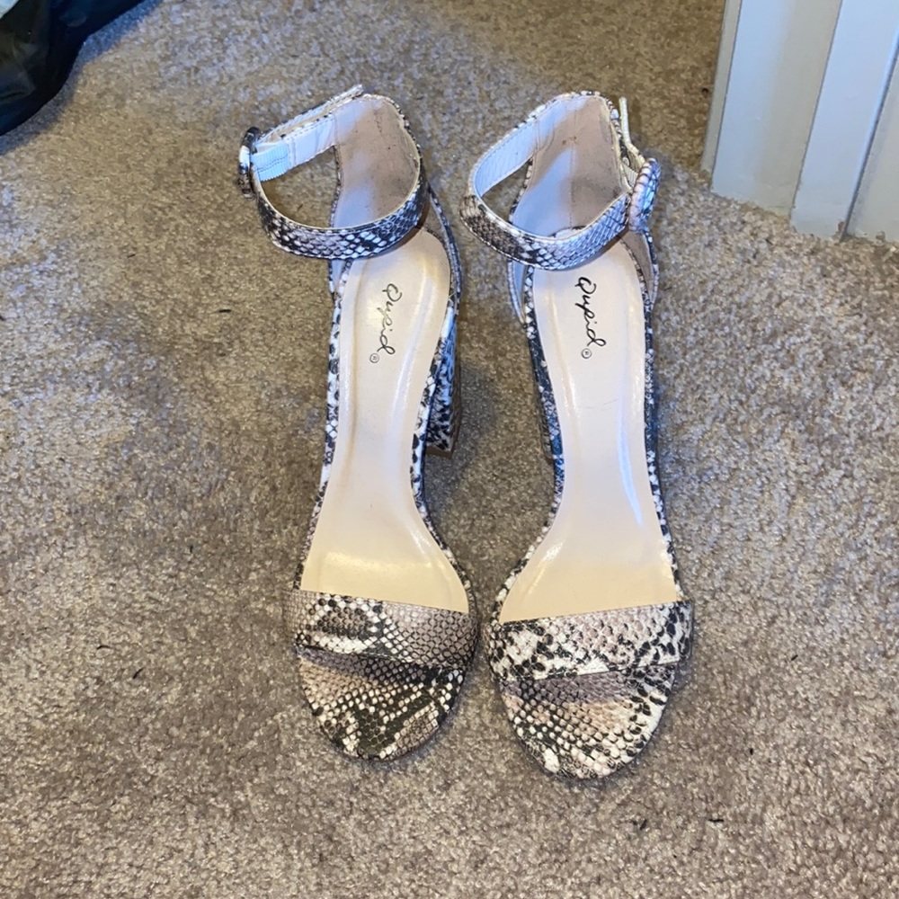 Snakeskin Heels